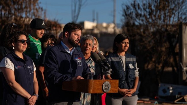 Presidente Boric pide 