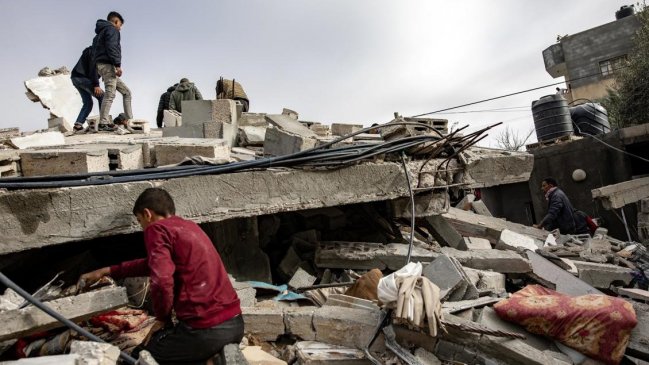 Al menos 124 muertos y 210 heridos en la Franja de Gaza en la última jornada