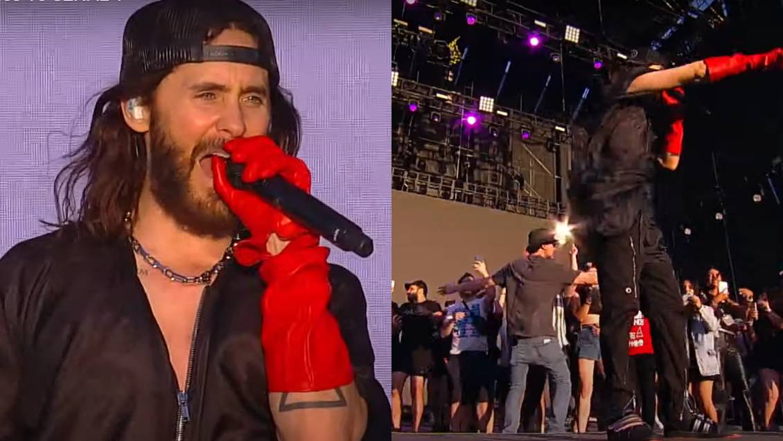 Jared Leto subió a fans al escenario en show de 30 Seconds to Mars