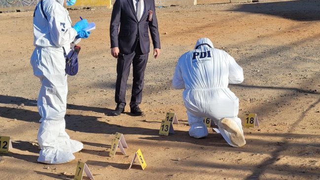 PDI investiga balacera que dejó dos fallecidos y un herido en Cerro Placeres