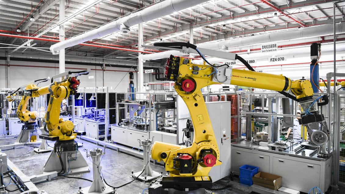 Producción industrial de China acelera su ritmo en enero-febrero