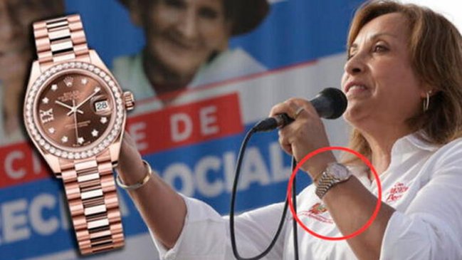   Fiscalía pidió al Gobierno peruano información sobre los 15 relojes de Boluarte 