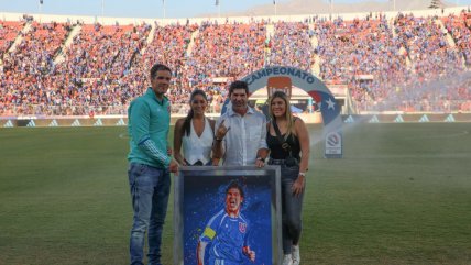  El homenaje de U. de Chile a Marcelo Salas en el Estadio Nacional 