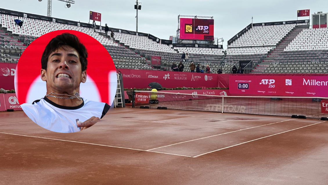 Lluvia mantuvo aplazado el choque de Garin y Rodionov en Estoril