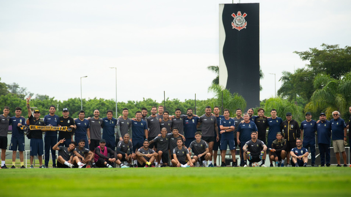 Coquimbo Unido entrenó en las dependencias de Corinthians