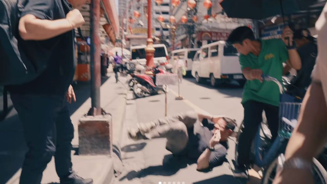 Pancho Saavedra sufrió dura caída mientras grababa 