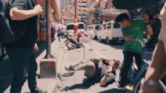 Pancho Saavedra sufrió dura caída mientras grababa 