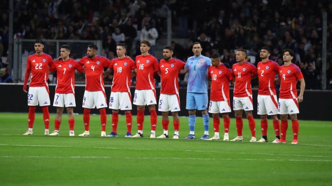 La selección chilena se mantuvo en posiciones secundarias en el ranking FIFA