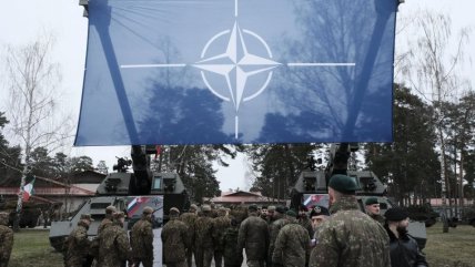  La OTAN celebra su aniversario número 75 en Letonia  