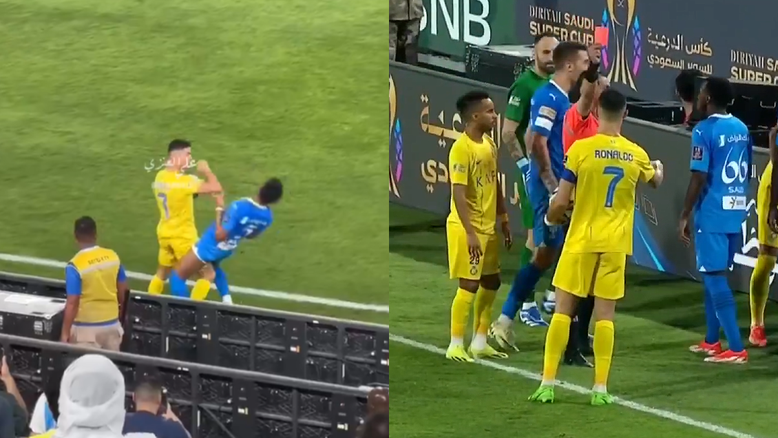Cristiano fue expulsado en la eliminación de Al Nassr en la Supercopa saudí