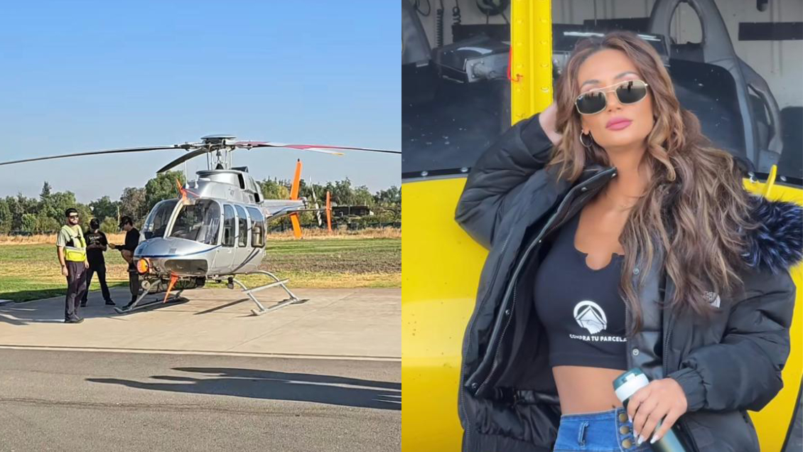Helicóptero debió aterrizar de emergencia en Chicureo: trasladaba a Pamela Díaz