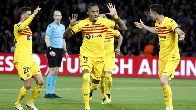 [VIDEO] Raphinha puso en ventaja a Barcelona ante PSG por la Champions
