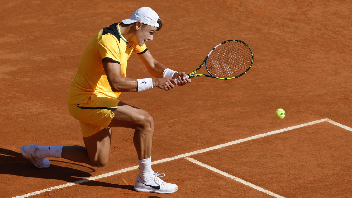 Montecarlo: Rune sobrevivió a dos puntos de partido ante Dimitrov