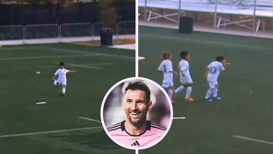 [VIDEO] ¡Igual que su padre! Mateo Messi despuntó con cinco goles en las inferiores de Inter Miami
