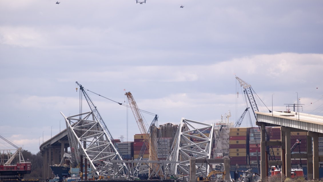 El FBI abre investigación penal por accidente que derribó el puente de Baltimore