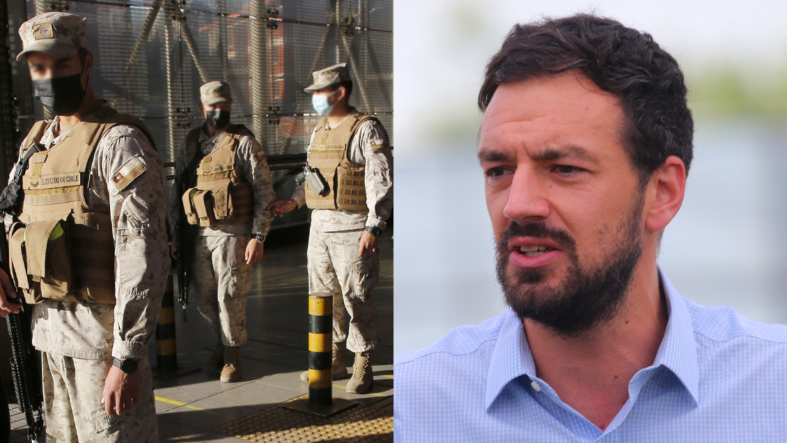 Vodanovic reforzó pedido de apoyo militar para infraestructura crítica, 