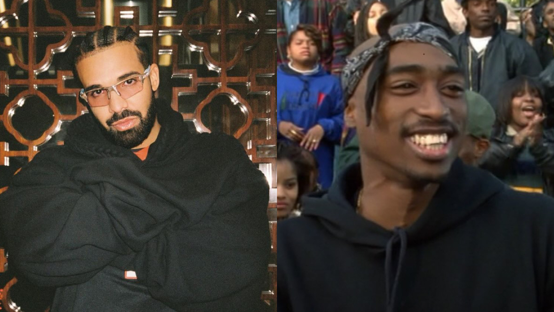 Drake arriesga demanda por recrear la voz de Tupac Shakur con IA