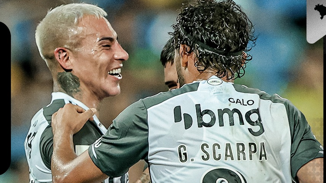[VIDEO] Eduardo Vargas cortó sequía en Atlético Mineiro con golazo ante Cuiabá