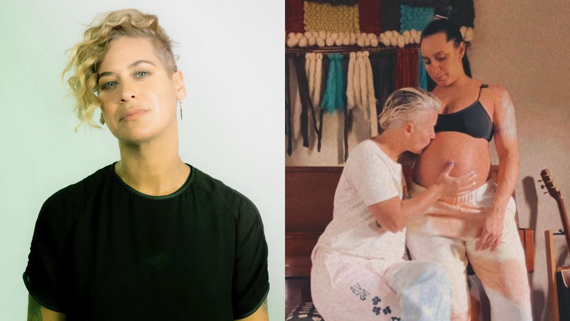 María Jimena Pereyra y su pareja dan la bienvenida a su primer hijo