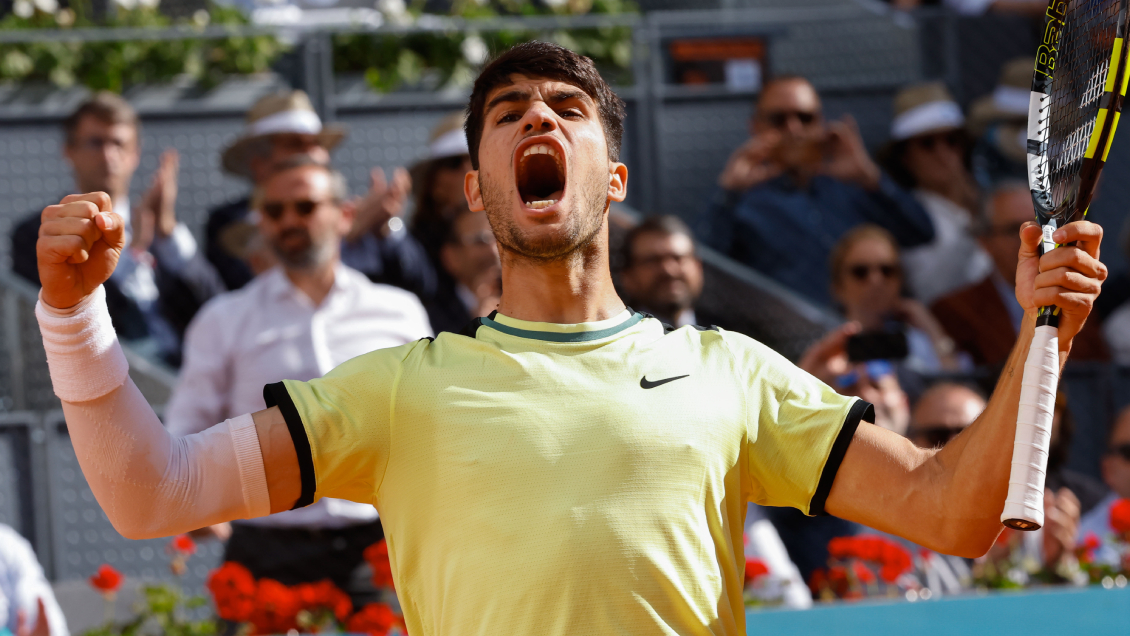 Carlos Alcaraz eliminó a Struff y clasificó a cuartos de final en Madrid