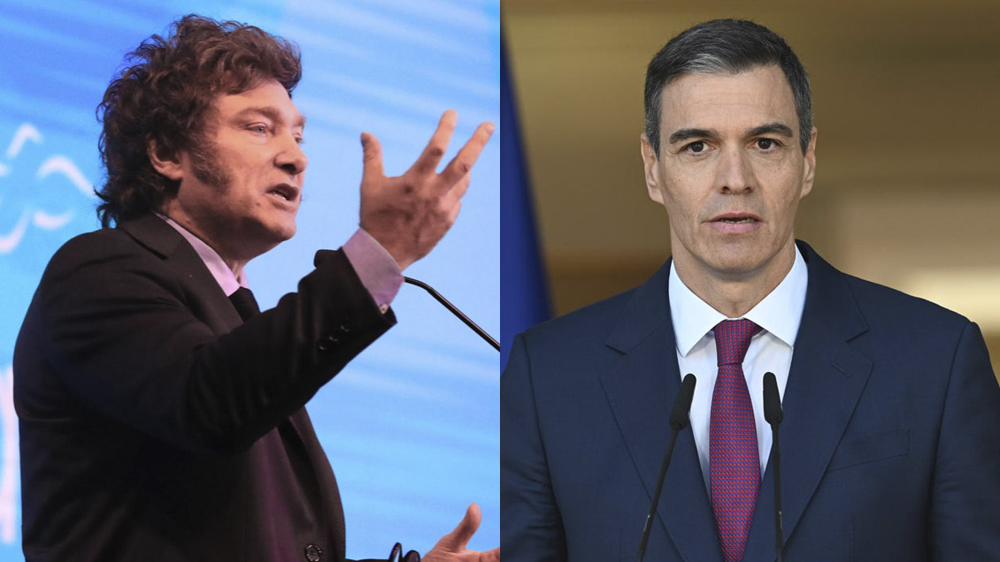 Milei entra en polémica con Pedro Sánchez y España apela a lazos con Argentina para zanjarla