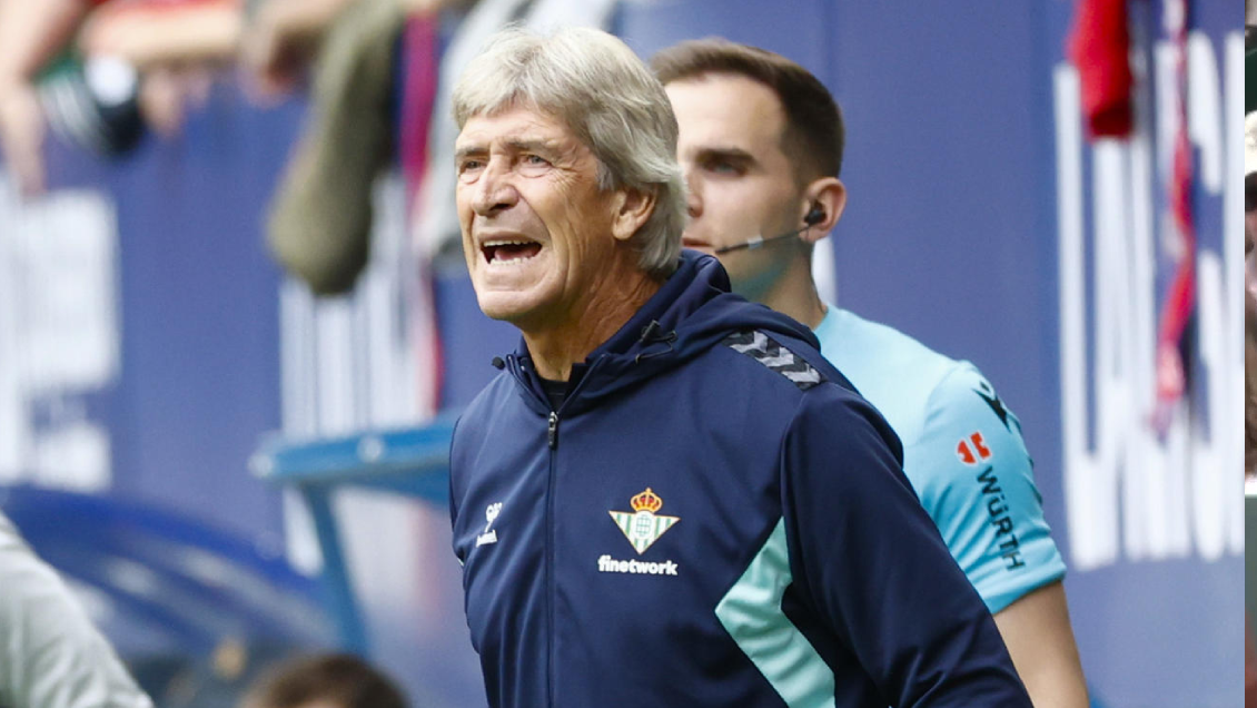 Pellegrini valoró el triunfo sobre Osasuna: Son tres puntos muy importantes