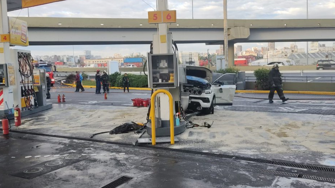 Jugador de Estudiantes chocó ebrio contra una bencinera a horas del título