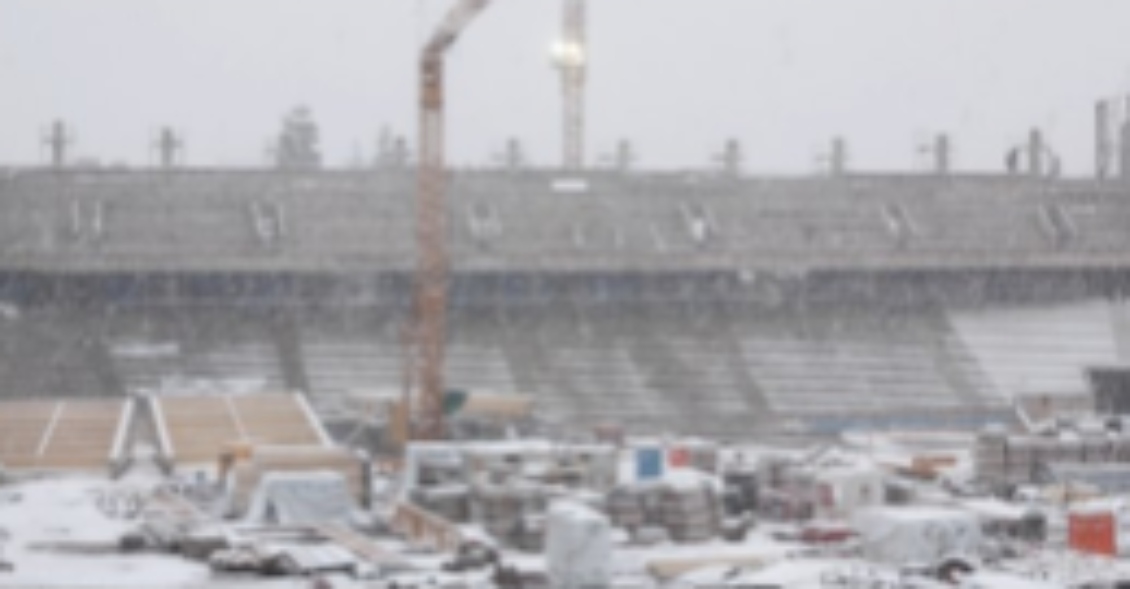 [Video] Así quedó el nuevo estadio de la UC tras nevazón en Las Condes