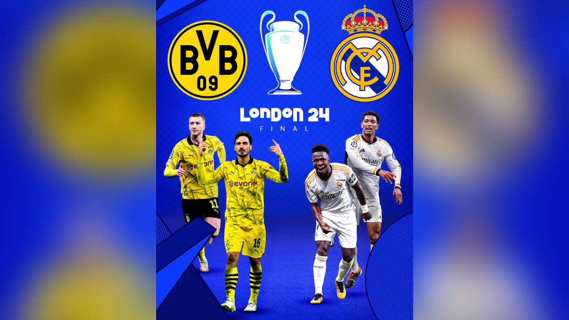¿Cuándo y dónde será la final de la Champions entre Real Madrid y Borussia Dortmund?