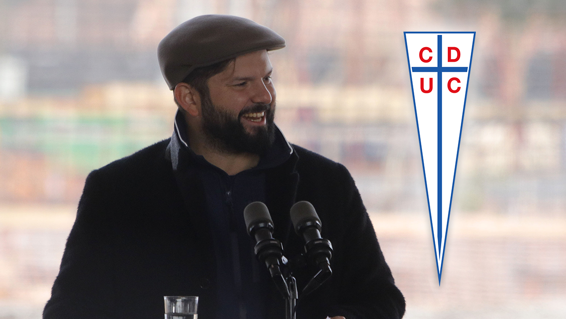 Presidente Gabriel Boric predijo resultado y goles de la UC ante O'Higgins