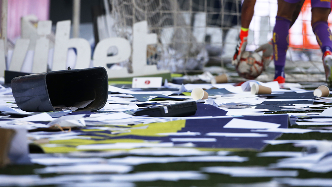 Barristas de Colo Colo causaron daños por 50 millones de pesos en La Florida