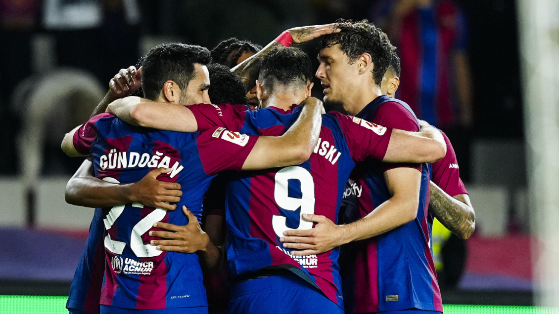 Barcelona batió a Real Sociedad y desplazó a Girona del segundo lugar en La Liga