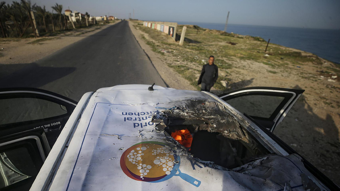 HRW denunció ocho ataques de Israel contra trabajadores humanitarios en Gaza