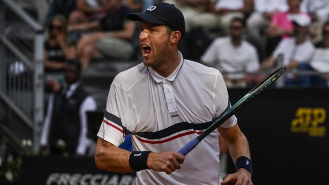 Jarry avanzó a los cuartos de final en Roma tras sólido triunfo ante Müller