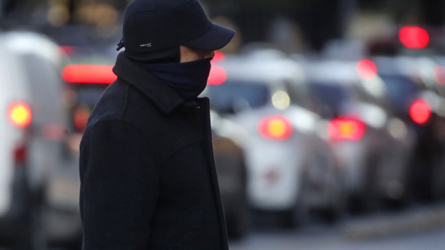 El frío mayo: Santiago tuvo una mañana bajo cero