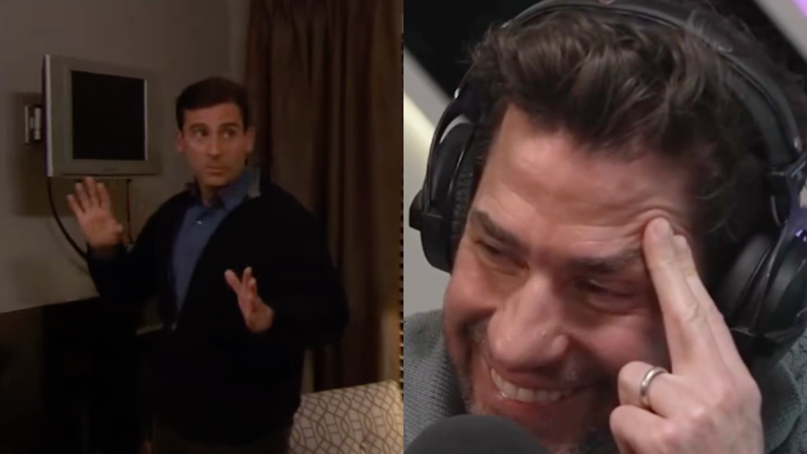 John Krasinski reaccionó a clásico blooper de 