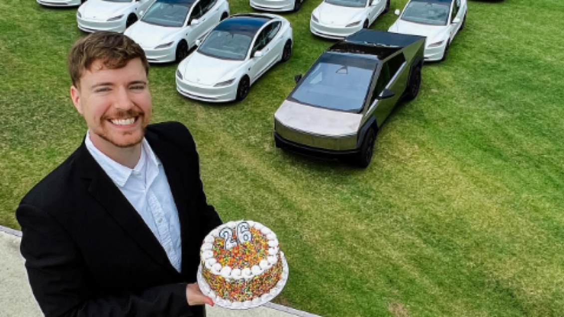 Chileno que ganó el Tesla sorteado por MrBeast no podrá recibirlo