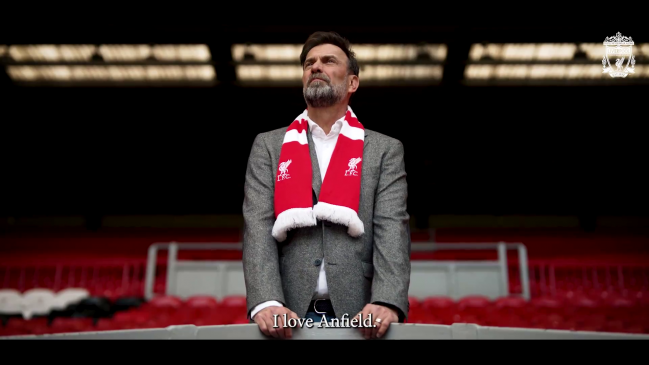 [VIDEO] El emotivo homenaje de Liverpool a Jurgen Klopp