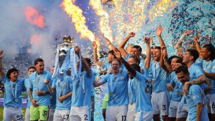   Manchester City alzó ante su gente el histórico título del tetracampeonato de la Premier 