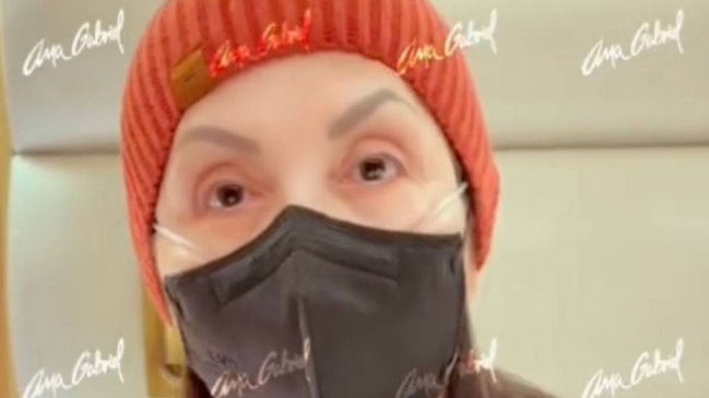 Ana Gabriel deja Chile y viaja a Miami a tratarse la neumonía