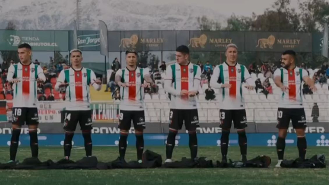 [VIDEO] Jugadores de Palestino protestaron por las muertes de niños en Gaza