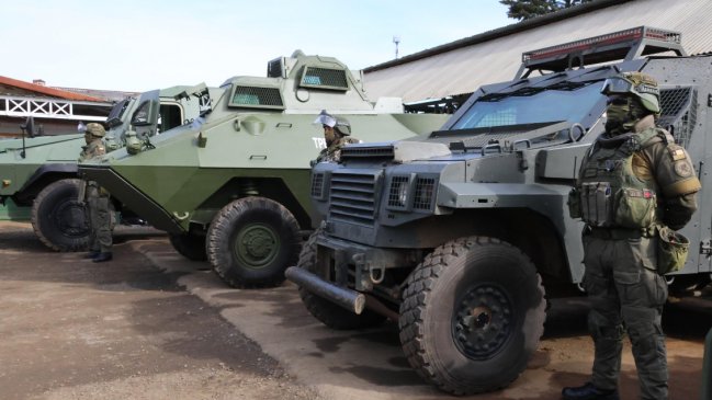 Gobierno confirmó compra de carros blindados para Carabineros de la Provincia de Arauco