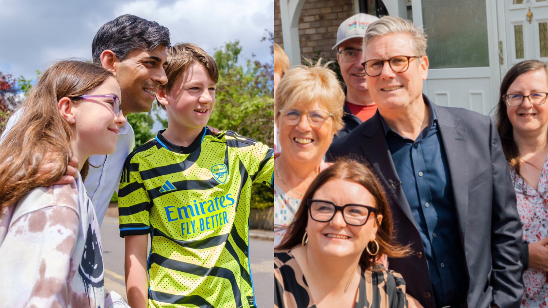 Elecciones británicas: Rishi Sunak y Keir Starmer se lanzan a la caza de votos