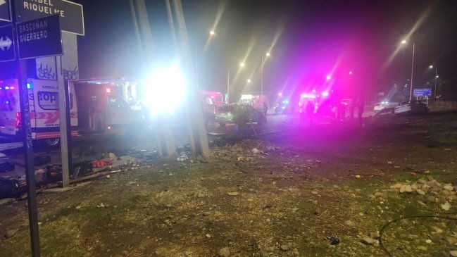 Choque a alta velocidad dejó un fallecido en Pedro Aguirre Cerda