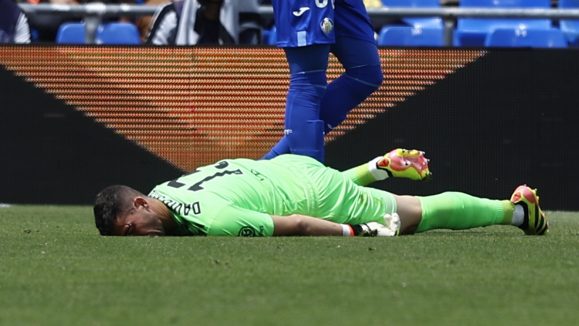 Arquero de Getafe sufrió un traumatismo encefalocraneano