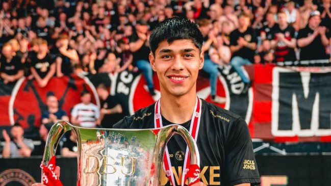 Linda amistad: Lucas Assadi saludó a Darío Osorio por su título en Dinamarca