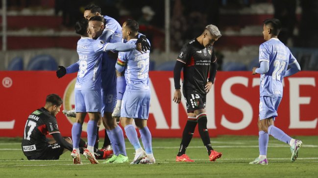 Palestino cayó ante Bolívar en La Paz y disputará la Copa Sudamericana