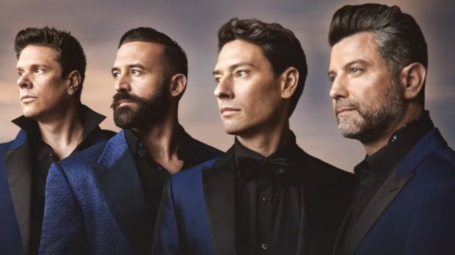 Il Divo anticipa su regreso a Chile: 