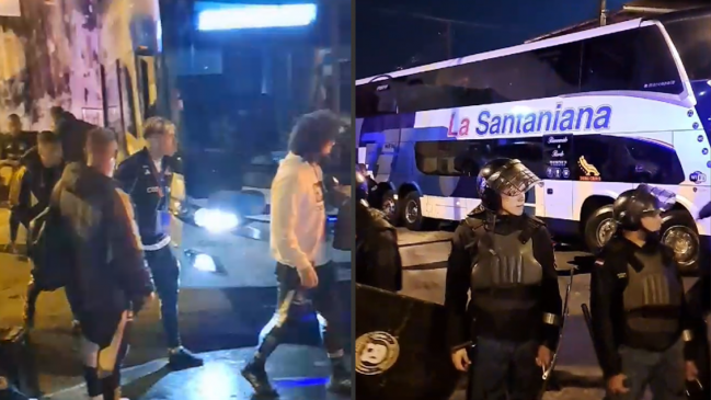 Bus de Colo Colo quedó en panne antes del duelo ante Cerro Porteño