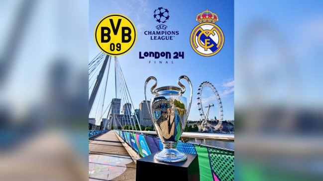   ¿Cuándo y dónde ver la final de la Champions entre Real Madrid y Borussia Dortmund? 